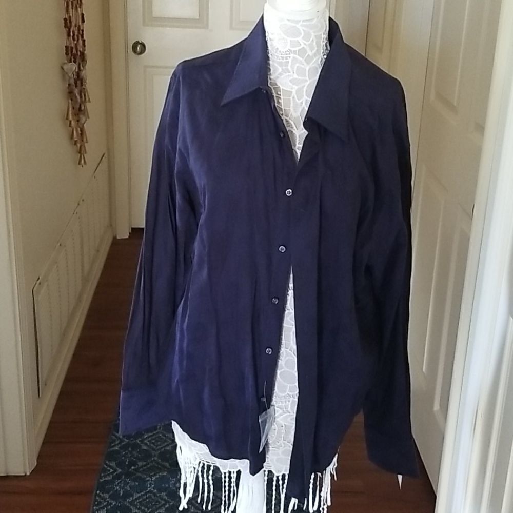 Malibu Cowboy Y2K Retro 60's Paisley Print Shirt Size XL New